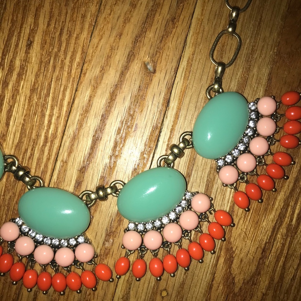 Jcrew fan fringe necklace - Picture 2 of 6